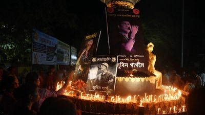 People in Assam's Tezpur light candles and pray while demanding justice for Zubeen Garg, cultural icon of the state (ANI) People in Assam's Tezpur light candles and pray while demanding justice for Zubeen Garg, cultural icon of the state (ANI)