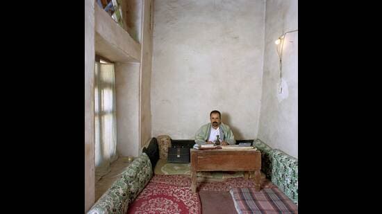 In Shibam district, Yemen, Mohammed Hamid Azein works with the water department. (Jan Banning)