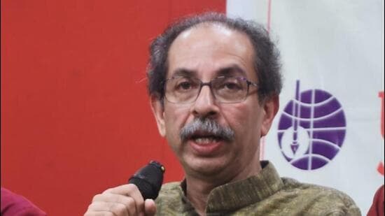 Shiv Sena (UBT) chief Uddhav Thackeray was in Pune on Saturday. (HT PHOTO)