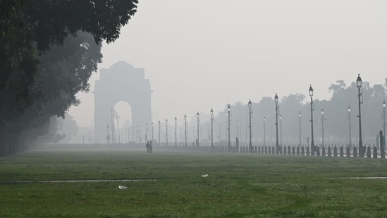 The sky will remain partly cloud throughout the day in the Capital, according to IMD.(HT Photo/ Arvind Yadav)