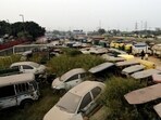Bengaluru has 34 lakh vehicles over 15 years old, and despite incentives, compliance remains low due to voluntary participation and lack of awareness. (Amal KS/HT PHOTO) Bengaluru has 34 lakh vehicles over 15 years old, and despite incentives, compliance remains low due to voluntary participation and lack of awareness. (Amal KS/HT PHOTO)