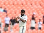 India's Jasprit Bumrah celebrates after taking the wicket of West Indies' Justin Greaves. India's Jasprit Bumrah celebrates after taking the wicket of West Indies' Justin Greaves.