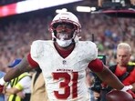 Arizona Cardinals running back Emari Demercado.