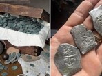 Over 1000 silver coins known as Reales were recovered from the shipwreck. 