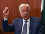 Pakistan's Defence Minister Khawaja Muhammad Asif  
