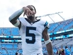 Rico Dowdle, Carolina Panthers RB, played on Sunday after Chuba Hubbard was injured. Rico Dowdle, Carolina Panthers RB, played on Sunday after Chuba Hubbard was injured.