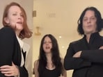 Scarlett White danced to Prince’s When Doves Cry with parents Jack White-Karen Elson in a viral TikTok video.(Instagram/@officialjackwhite)