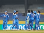Kranti Gaud shone with a three-wicket haul as India once again asserted dominance over Pakistan with a commanding 88-run win.(AP)