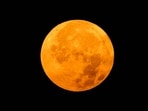 The streak of Supermoons will start on October 6 with the Harvest Moon and continue until December 4. (Photo by Yasin AKGUL / AFP)(AFP)