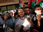 Activists accused that after landing, they were taken to a prison and held there without being allowed out. Activists accused that after landing, they were taken to a prison and held there without being allowed out.