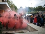 The US Immigration and Customs Enforcement (ICE) building in Portland has been seeing nightly protests for weeks now.