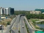 A 5-metre median has been reserved for a potential future Metro corridor. Representational Image A 5-metre median has been reserved for a potential future Metro corridor. Representational Image