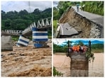 Rescue operation were underway after landslides hit Darjeeling following heavy rainfall on Sunday