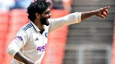 Allrounder Ravindra Jadeja, who was named Player-of-the-Match in India’s first Test win against West Indies in Ahmedabad on Saturday. (AFP) Allrounder Ravindra Jadeja, who was named Player-of-the-Match in India’s first Test win against West Indies in Ahmedabad on Saturday. (AFP)