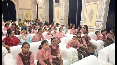 An MoU for the project was signed on Sunday in the presence of governor Anandiben Patel. The lab is scheduled to be inaugurated on January 26, 2026. (HT) An MoU for the project was signed on Sunday in the presence of governor Anandiben Patel. The lab is scheduled to be inaugurated on January 26, 2026. (HT)