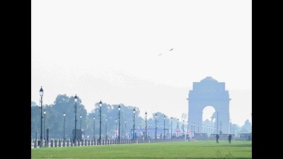 Delhi’s maximum on Sunday was recorded at 34.1°C. (Vipin Kumar/HT Photo) Delhi’s maximum on Sunday was recorded at 34.1°C. (Vipin Kumar/HT Photo)