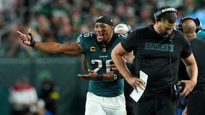 Saquon Barkley injury update: Philadelphia Eagles’ star may play against the Denver Broncos (Getty Images via AFP) Saquon Barkley injury update: Philadelphia Eagles’ star may play against the Denver Broncos (Getty Images via AFP)