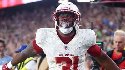 Arizona Cardinals running back Emari Demercado. (IMAGN IMAGES via Reuters Connect)