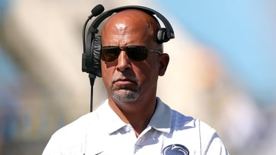 Head coach James Franklin of the Penn State Nittany Lions looks on against the UCLA Bruins (Getty Images via AFP) Head coach James Franklin of the Penn State Nittany Lions looks on against the UCLA Bruins (Getty Images via AFP)