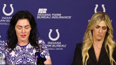 The Colts, set to play the Raiders, are under new ownership after Jim Irsay's death. His daughters Carlie, Casey, and Kalen now lead the franchise. (Indianapolis Colts/ Facebook.) The Colts, set to play the Raiders, are under new ownership after Jim Irsay's death. His daughters Carlie, Casey, and Kalen now lead the franchise. (Indianapolis Colts/ Facebook.)