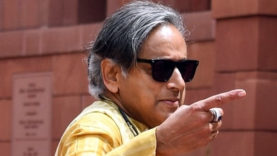Congress MP Shashi Tharoor was asked to choose between his eloquence, political power, and books. (ANI) Congress MP Shashi Tharoor was asked to choose between his eloquence, political power, and books. (ANI)