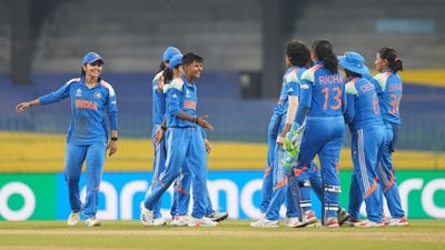 Kranti Gaud shone with a three-wicket haul as India once again asserted dominance over Pakistan with a commanding 88-run win. (AP) Kranti Gaud shone with a three-wicket haul as India once again asserted dominance over Pakistan with a commanding 88-run win. (AP)