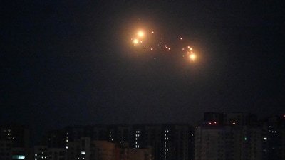 All of Ukraine was under air raid alerts for several hours overnight. (AFP) All of Ukraine was under air raid alerts for several hours overnight. (AFP)