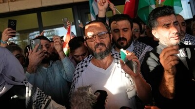 Activists accused that after landing, they were taken to a prison and held there without being allowed out. (AP) Activists accused that after landing, they were taken to a prison and held there without being allowed out. (AP)