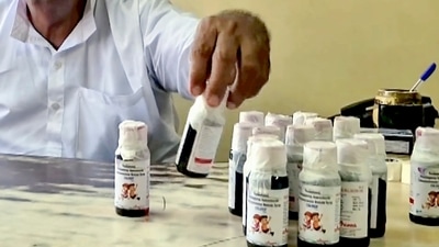 High toxicity found in Coldrif cough syrup; Madhya Pradesh bans sale after child deaths (Representative image/PTI) High toxicity found in Coldrif cough syrup; Madhya Pradesh bans sale after child deaths (Representative image/PTI)