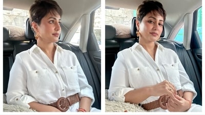 Hina Khan opened up about her cancer diagnosis in June last year. Hina Khan opened up about her cancer diagnosis in June last year.