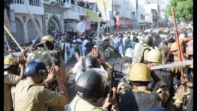 ions have revealed that Altamash, Ehsanul Haq Chaturvedi, Sajid Saklaini, and nine others played a key role in mobilising the mob. (HT File) ions have revealed that Altamash, Ehsanul Haq Chaturvedi, Sajid Saklaini, and nine others played a key role in mobilising the mob. (HT File)