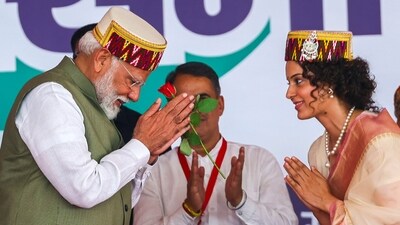Kangana Ranaut spoke highly about PM Narendra Modi. (PTI) Kangana Ranaut spoke highly about PM Narendra Modi. (PTI)