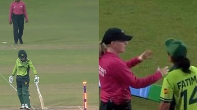 Muneeba Ali as dismissed for 2 off 12 against India in Women's World Cup match Muneeba Ali as dismissed for 2 off 12 against India in Women's World Cup match