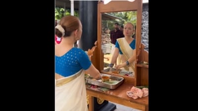 Sharova’s positive take on India has gone viral. (Instagram/@anasharovasingh)