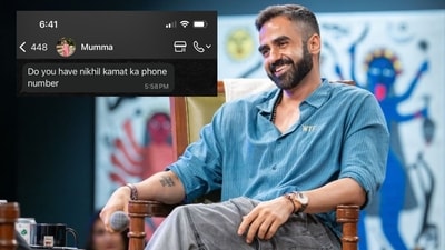 To prove the authenticity of the chat, she also shared a time stamp. (X/@adviosa) To prove the authenticity of the chat, she also shared a time stamp. (X/@adviosa)