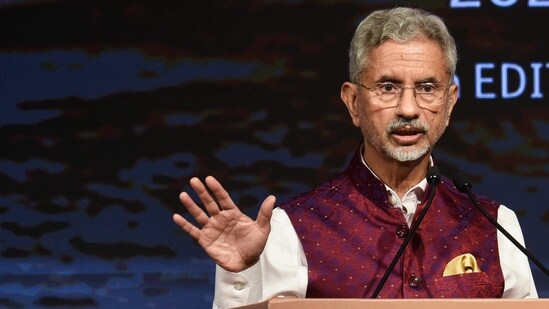 India's external affairs minister S Jaishankar at the Kautilya Economic Conclave in New Delhi on Sunday, October 5. (Sumit Pal/ANI Photo) India's external affairs minister S Jaishankar at the Kautilya Economic Conclave in New Delhi on Sunday, October 5. (Sumit Pal/ANI Photo)