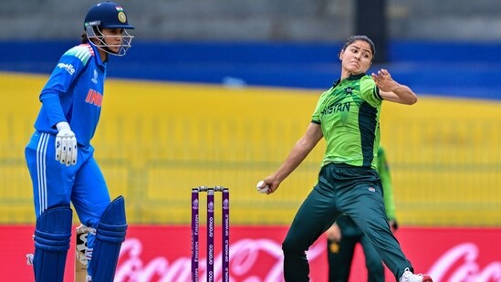 Pacer Diana Baig (4/69) in 10 overs, registered the best-ever World Cup figures by a Pakistan pacer as they managed to get India all out for 247 runs in 50 overs.&nbsp;(AFP)