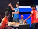 D Gukesh was his calm and composed self as Hikaru Nakamura threw his king into the crowd. D Gukesh was his calm and composed self as Hikaru Nakamura threw his king into the crowd.