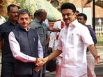 Tamil Nadu Governor RN Ravi and  chief minister MK Stalin (ANI)