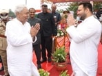 CM Nitish Kumar faces a young challenger in his former deputy and now Leader of Opposition Tejashwi Yadav. CM Nitish Kumar faces a young challenger in his former deputy and now Leader of Opposition Tejashwi Yadav.