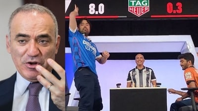 Garry Kasparov reacted to Hikaru Nakamura's controversial celebration against D Gukesh. Garry Kasparov reacted to Hikaru Nakamura's controversial celebration against D Gukesh.