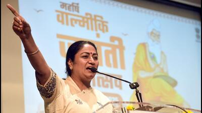 Chief minister Rekha Gupta said the government would request the court permit “certified green firecrackers” to balance “public sentiments and environmental protection”. (ANI) Chief minister Rekha Gupta said the government would request the court permit “certified green firecrackers” to balance “public sentiments and environmental protection”. (ANI)