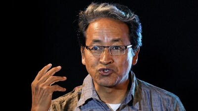 Ladakhi education reformer and climate activist Sonam Wangchuk. (PTI Photo) Ladakhi education reformer and climate activist Sonam Wangchuk. (PTI Photo)