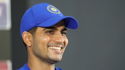 India's captain Shubman Gill smiles during a press conference. (AP) India's captain Shubman Gill smiles during a press conference. (AP)