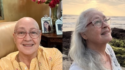 Nafisa Ali flaunts 'positive power' with bald look amid cancer treatment (Photos: Instagram) Nafisa Ali flaunts 'positive power' with bald look amid cancer treatment (Photos: Instagram)