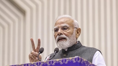 Prime Minister Narendra Modi on Monday condoled the loss of lives due to a fire tragedy at Sawai Man Singh Hospital in Jaipur (HT Photo) Prime Minister Narendra Modi on Monday condoled the loss of lives due to a fire tragedy at Sawai Man Singh Hospital in Jaipur (HT Photo)