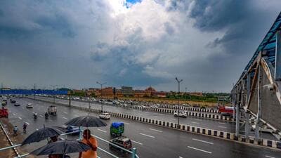 With just six days into the month, Delhi’s rain is already in ‘excess’ for October. (HT photo)
