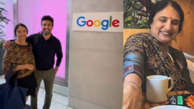 An Indian man touched hearts as he took his mother to Google’s San Francisco office. (Instagram/abhijayarora_) An Indian man touched hearts as he took his mother to Google’s San Francisco office. (Instagram/abhijayarora_)