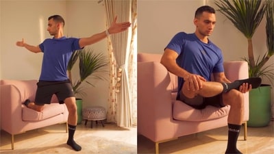 Improve posture and flexibility with these key movements for sedentary workers. (Instagram/@rishabhtelang) Improve posture and flexibility with these key movements for sedentary workers. (Instagram/@rishabhtelang)