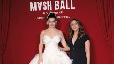 Shalini Passi rose to fame with Fabulous Lives vs Bollywood Wives, a Netflix show, where she showcased her lavish lifestyle, art collection, and fashion sense. She has mentioned that she shares a close relationship with Gauri Khan, who has supported her endeavours. Gauri was one of the guests at Shalini's gala in Mumbai. Shalini Passi rose to fame with Fabulous Lives vs Bollywood Wives, a Netflix show, where she showcased her lavish lifestyle, art collection, and fashion sense. She has mentioned that she shares a close relationship with Gauri Khan, who has supported her endeavours. Gauri was one of the guests at Shalini's gala in Mumbai.